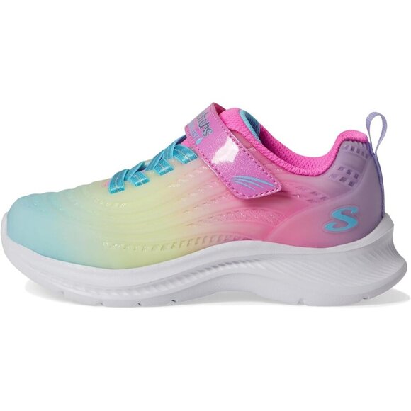 Girl's Multicolor Jumpsters 2.0-Blurred Dream Sneaker Hook & Loop Lace Up - Picture 5 of 7